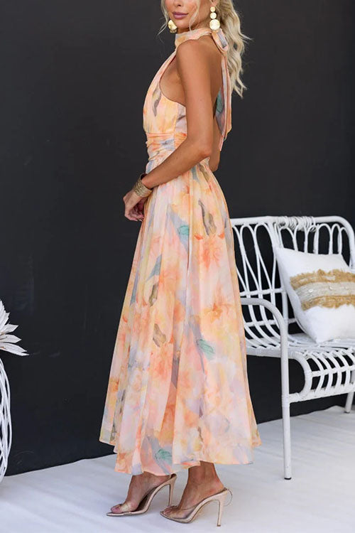 María™ - Robe Maxi à Imprimé