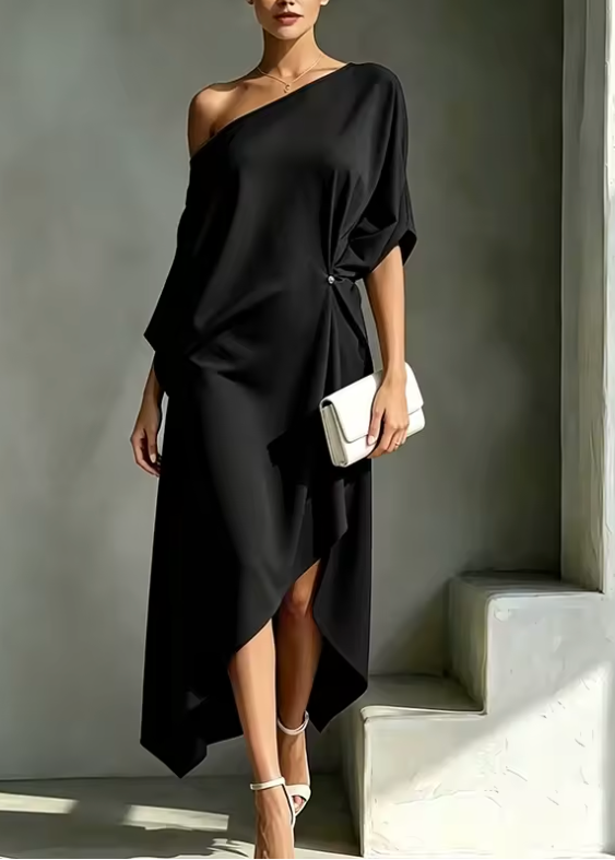 Camila – Robe élégante asymétrique