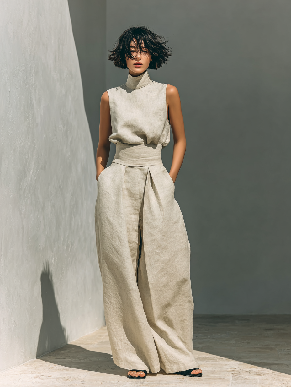 Conjunto Maria | Fraîcheur Minimaliste de Deux Pièces