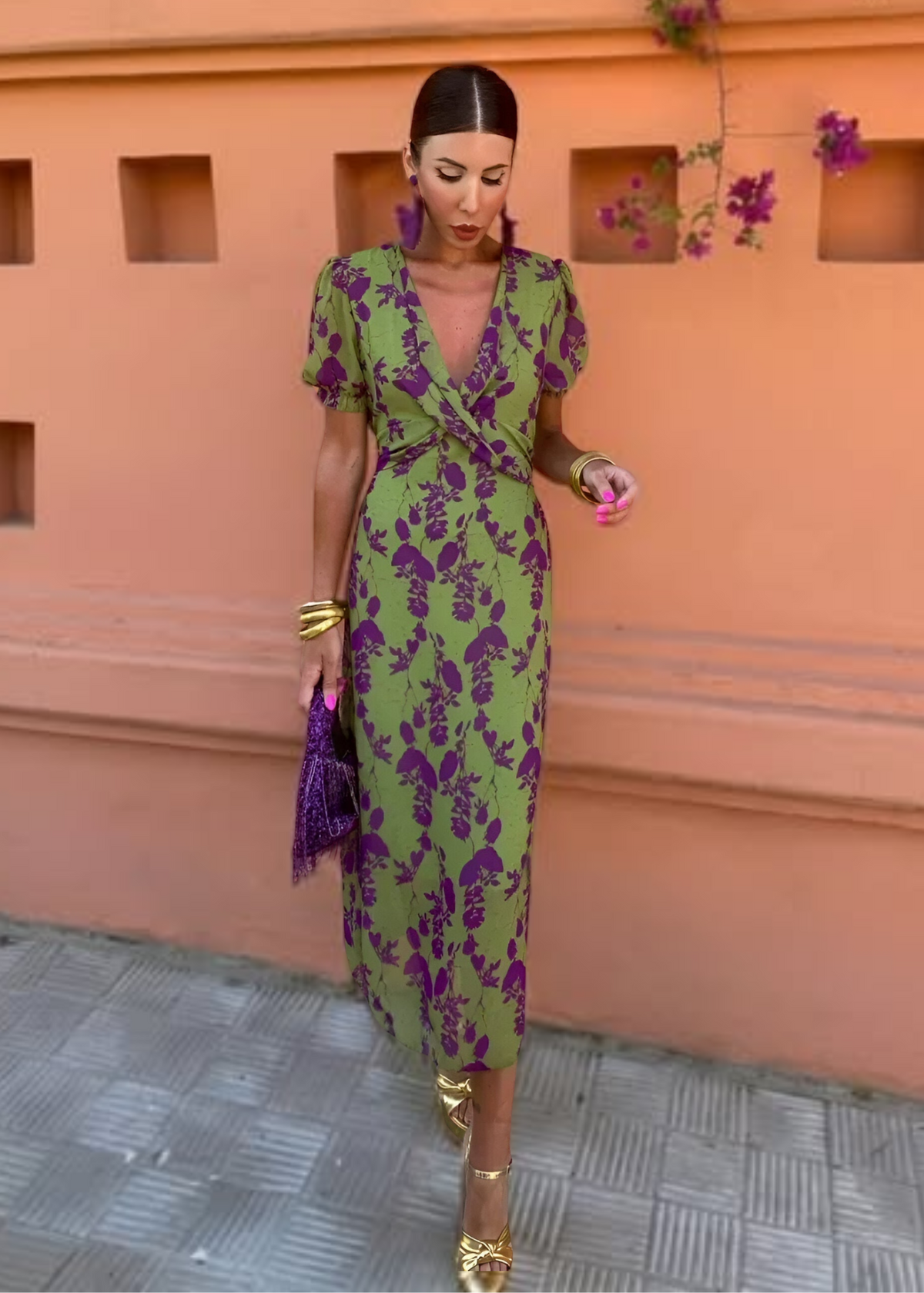 SOFÍA · ROBE MAXI FLORALE