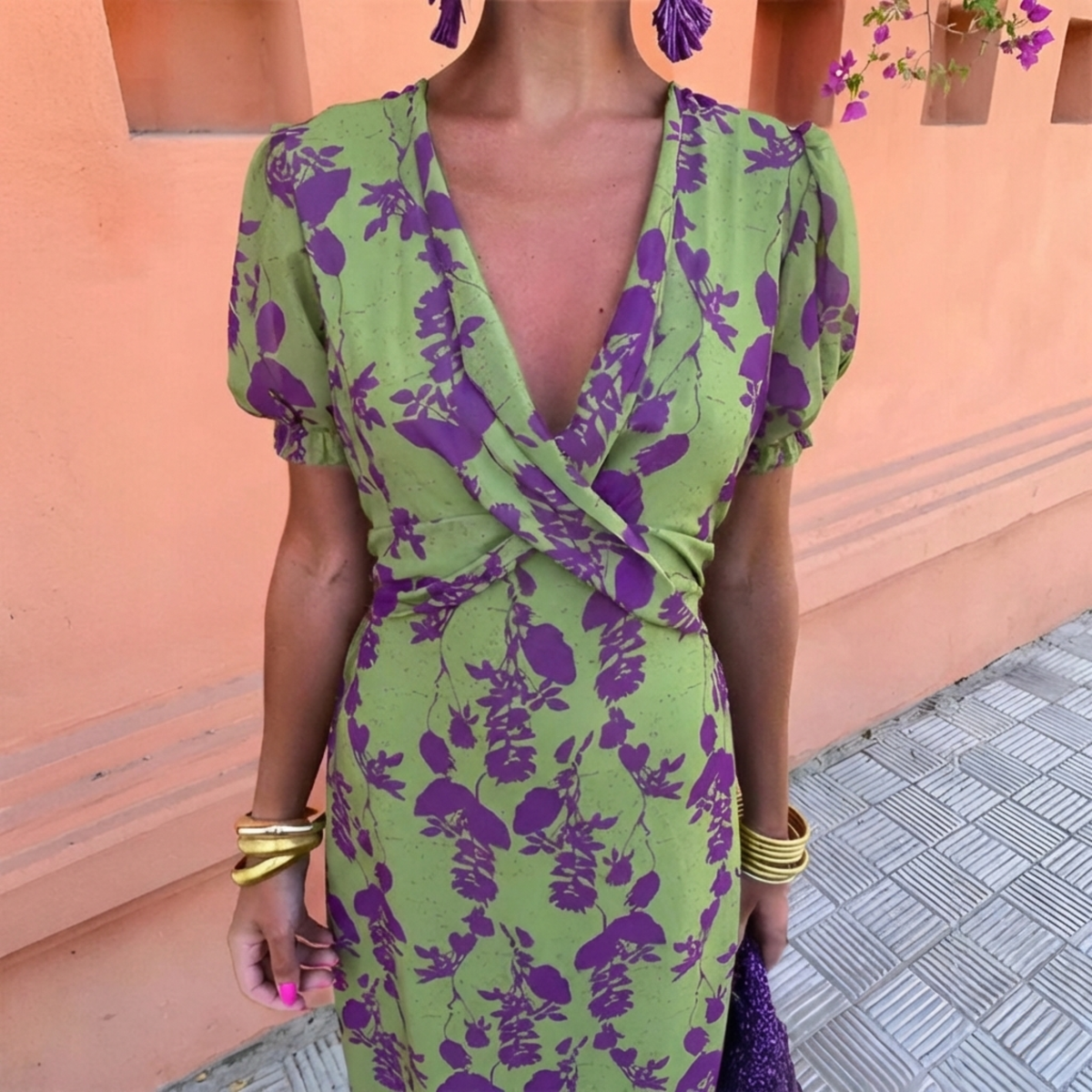 SOFÍA · ROBE MAXI FLORALE