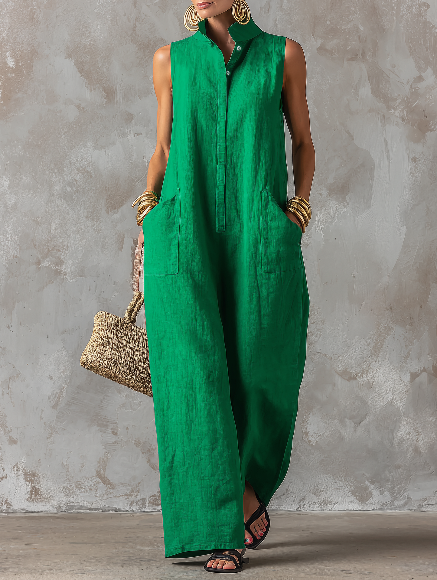 Combinaison Intégrale Jerline™ | Élégance Minimaliste et Style Fluide
