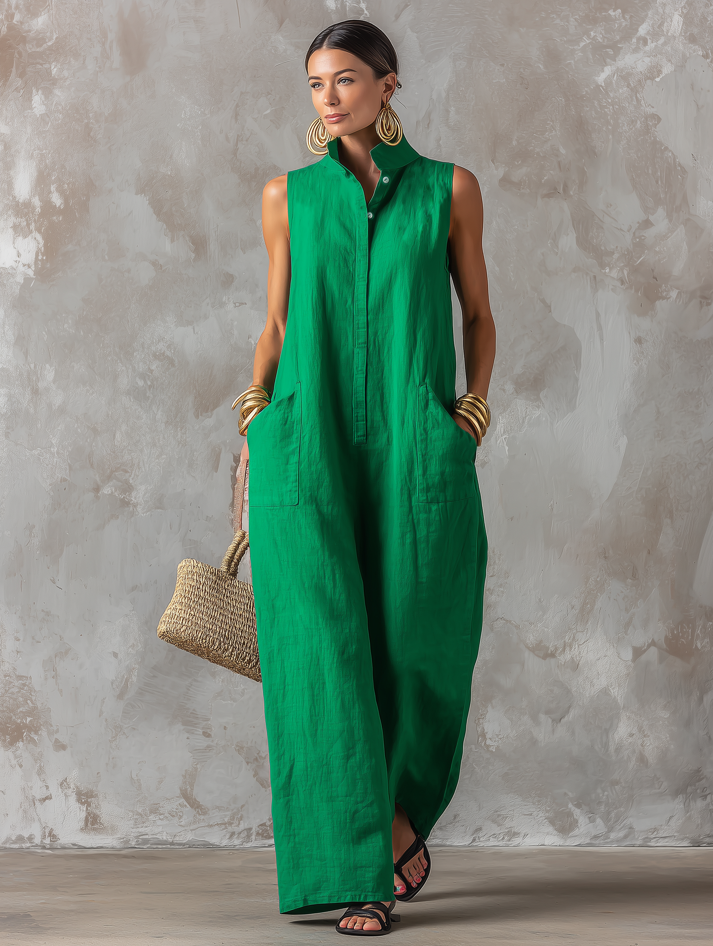 Combinaison Intégrale Jerline™ | Élégance Minimaliste et Style Fluide