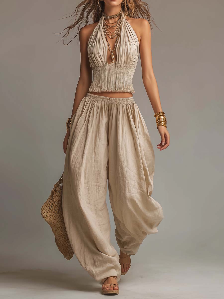 SANDRA · Ensemble de deux pièces dans le style harem bohémien