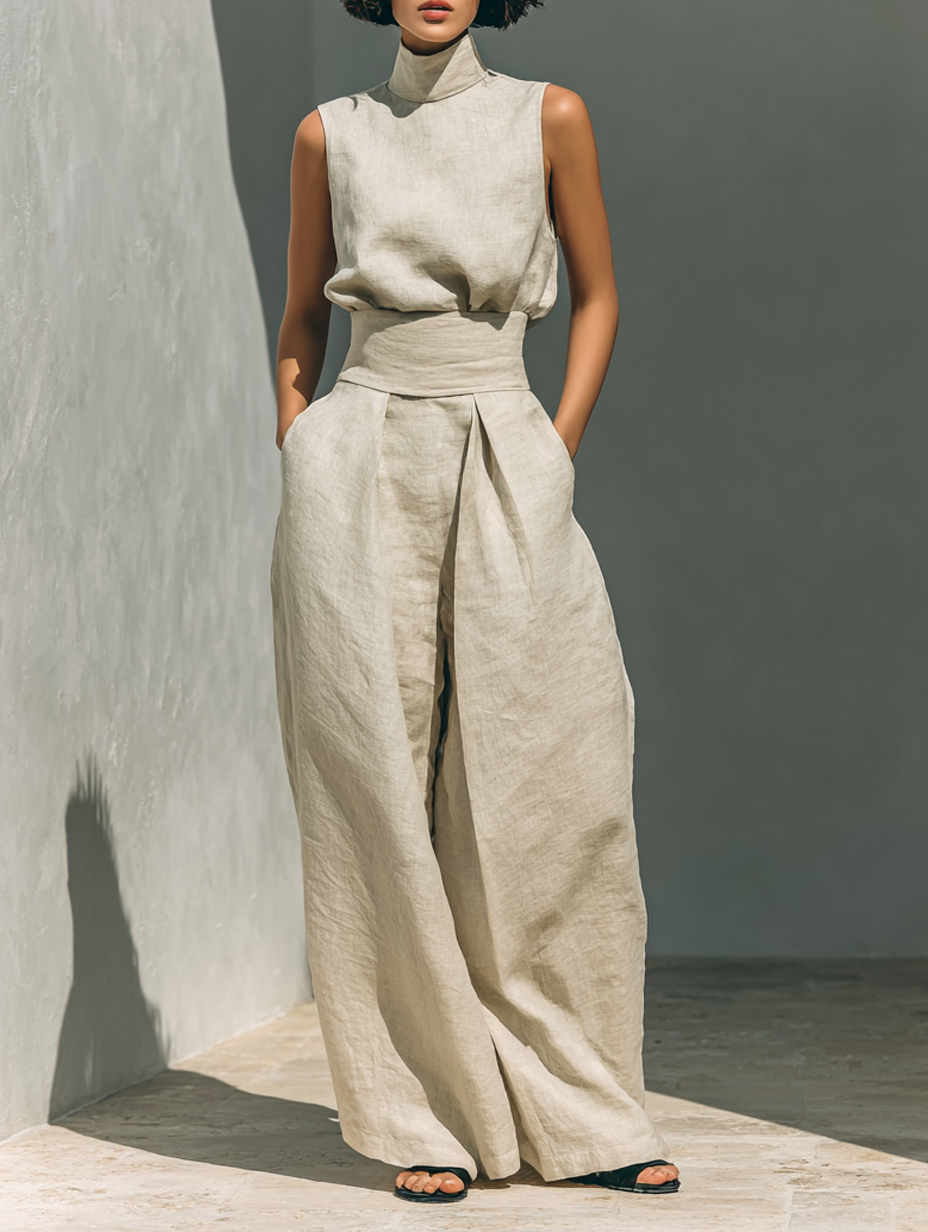 Conjunto Maria | Fraîcheur Minimaliste de Deux Pièces