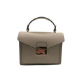 SAC PORTE MAIN CUIR VACHETTE LISSE DELIA BEIGE