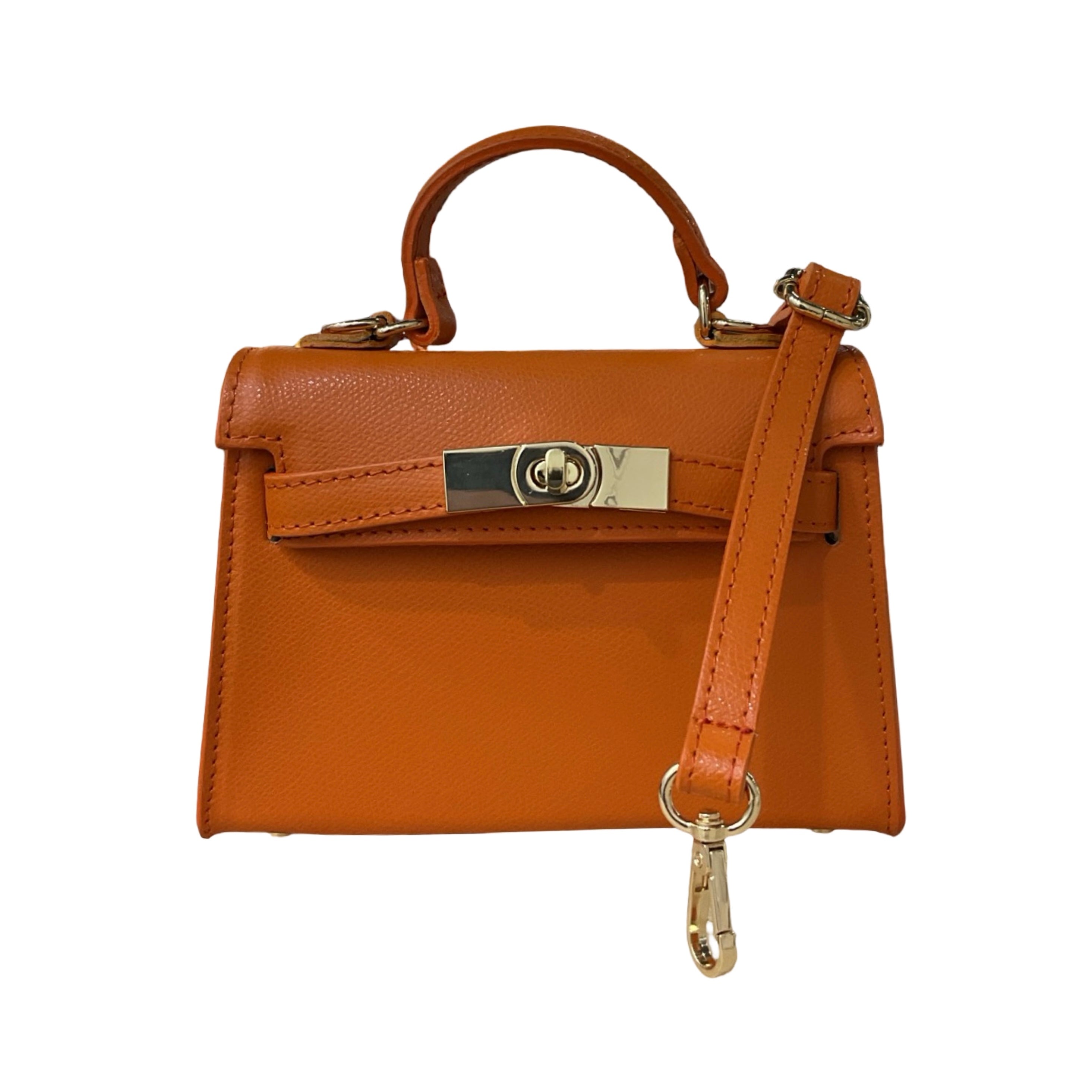 SAC MAIN CUIR VACHETTE MINI STELLA