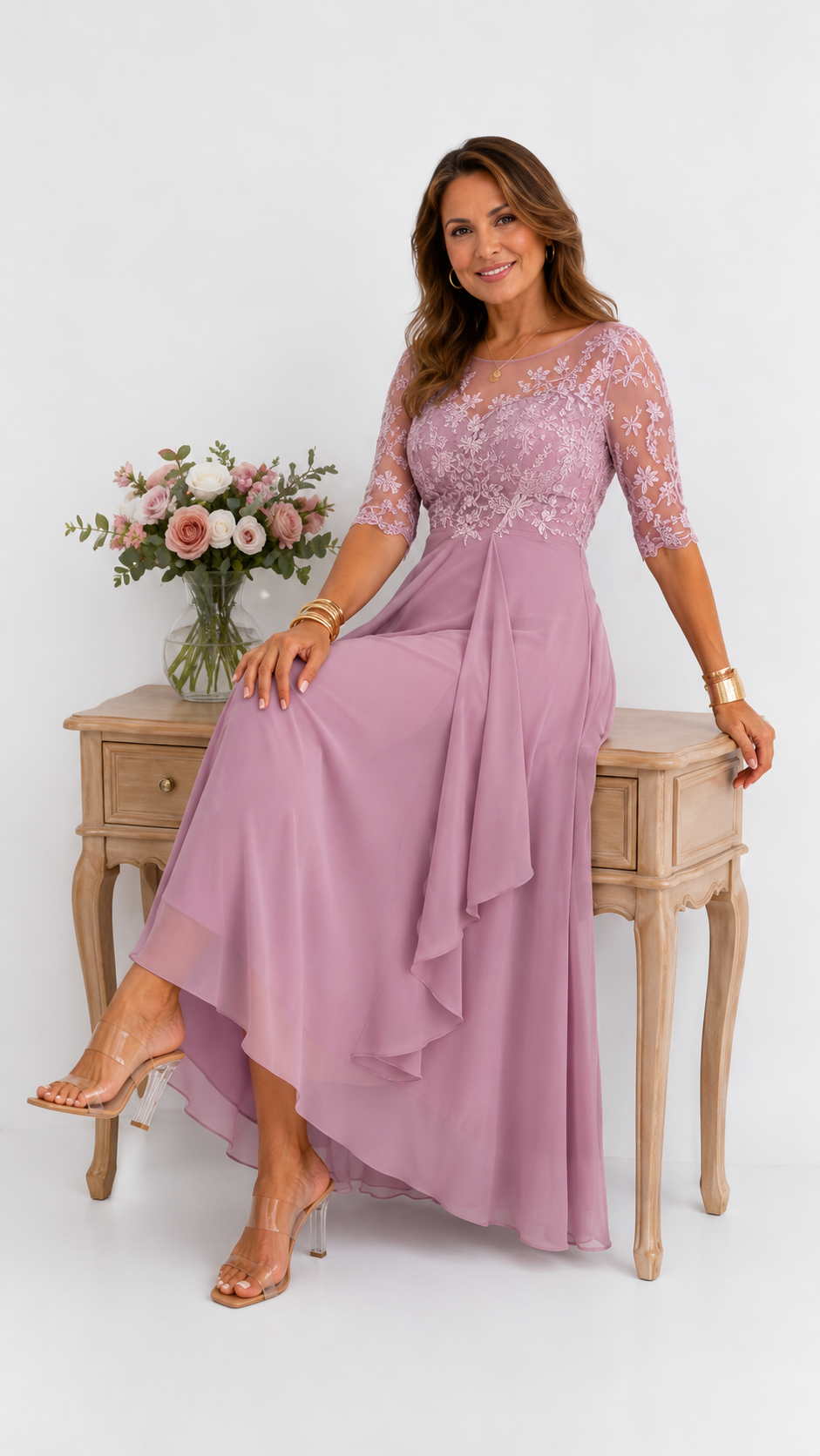 MARTA | Élégante robe en dentelle