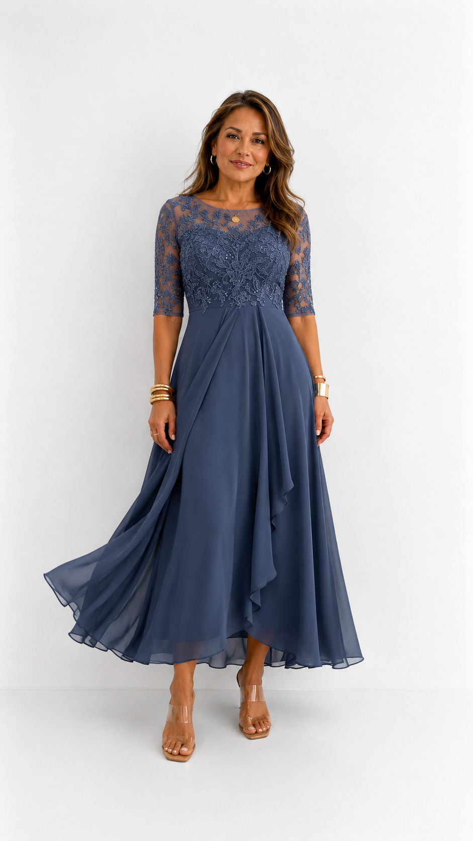 RHONDA | Élégante robe en dentelle