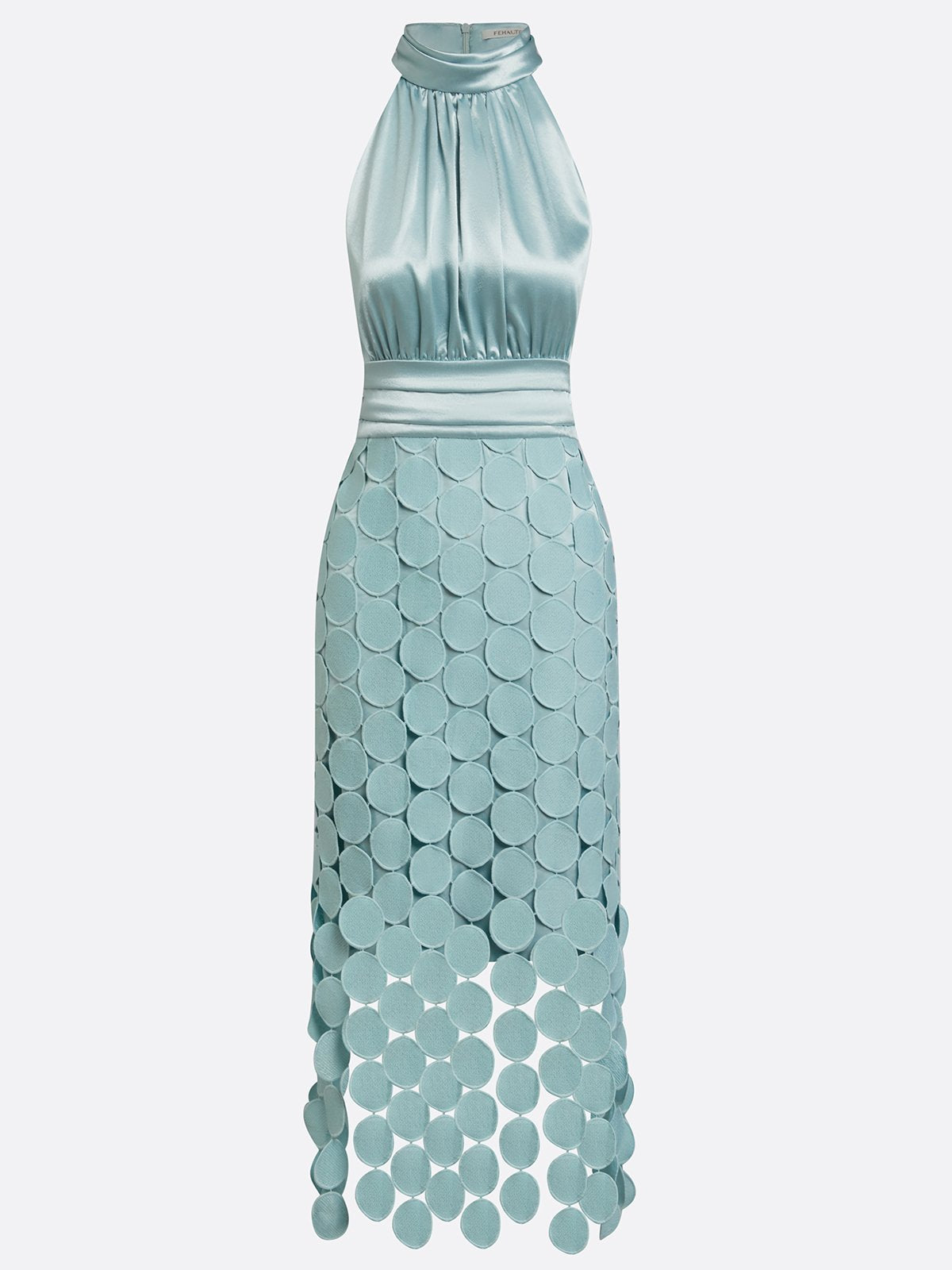 IRENE | ROBE MIDI RAFFINÉE AVEC TOP EN SATIN