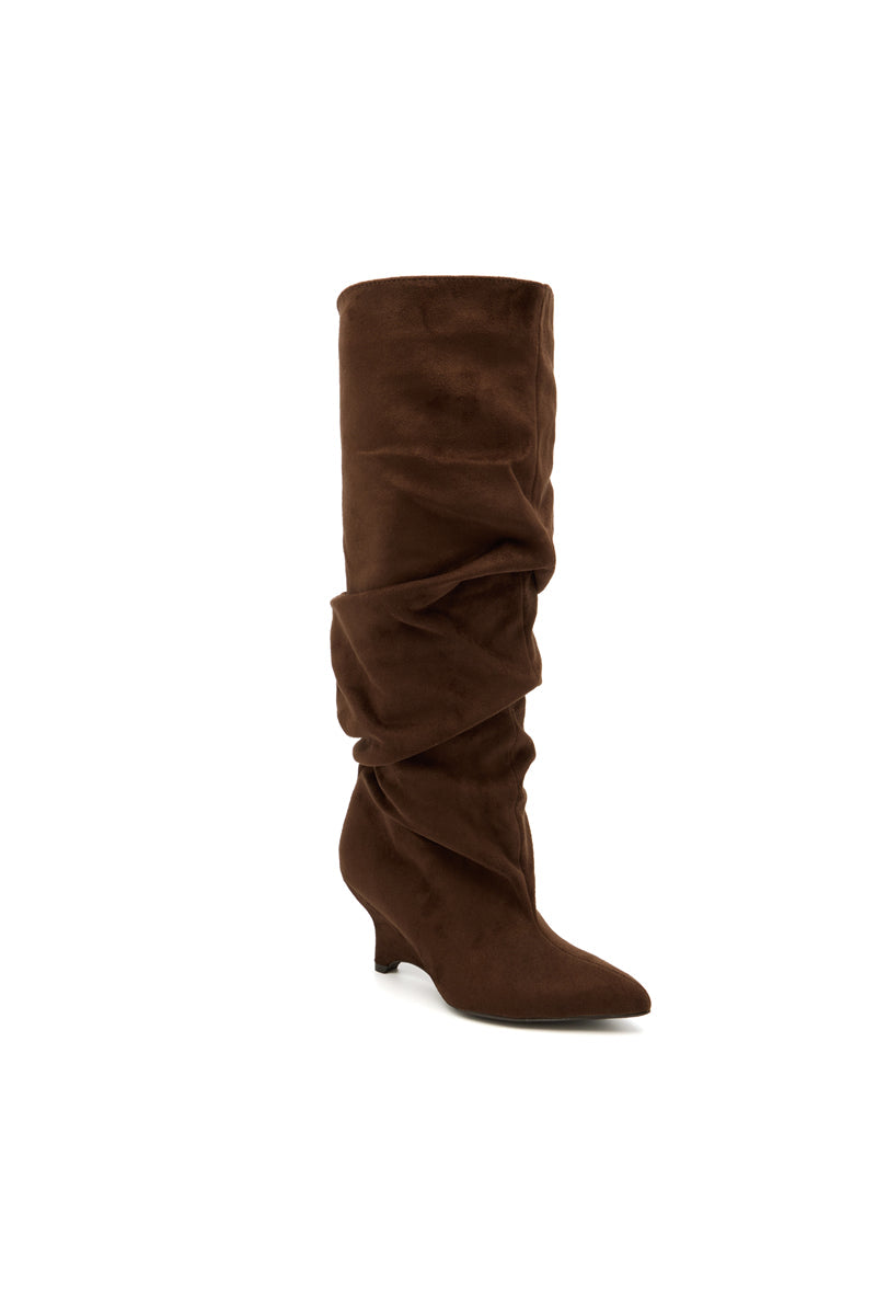 Bottes slouchy LIV - Marron