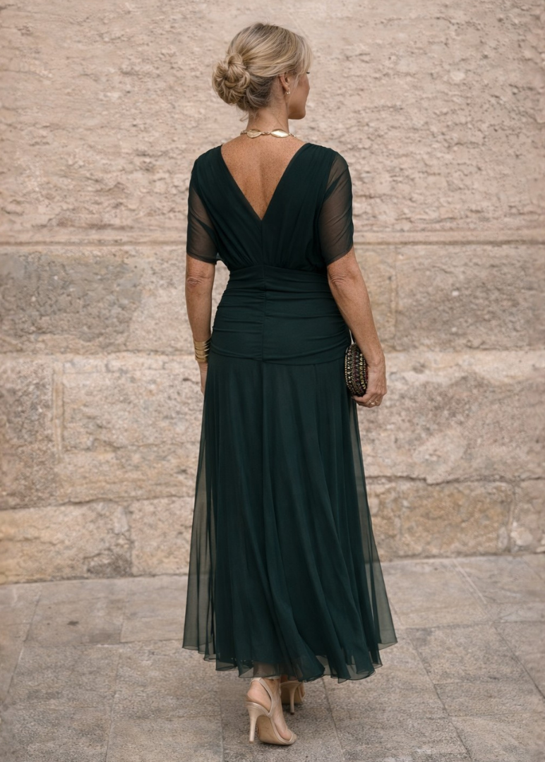 Mikaela | Robe longue à épaules dénudées