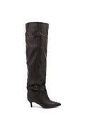 Bottes slouchy GIU - Marron