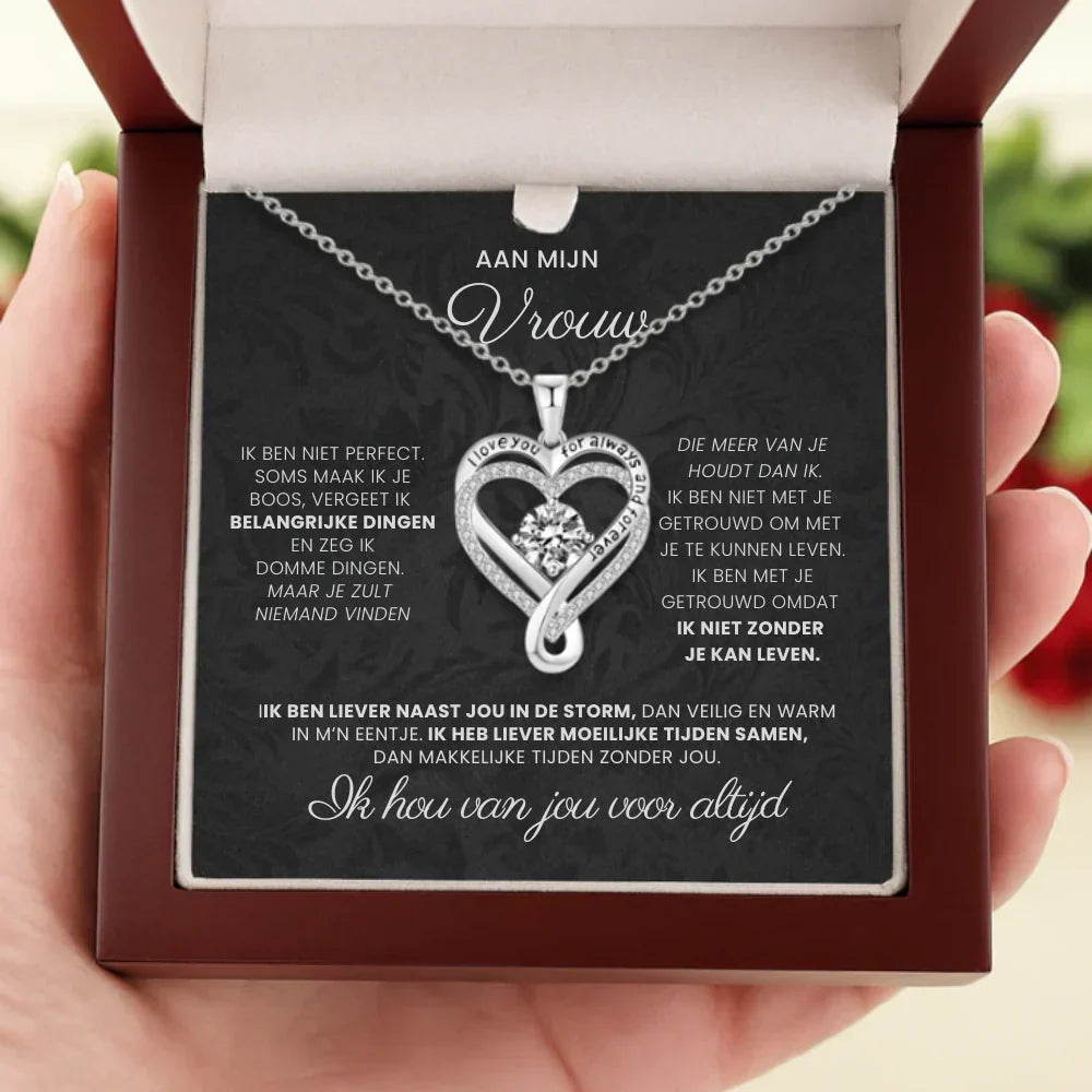 ROMA | COLLIER CŒUR AVEC MESSAGE