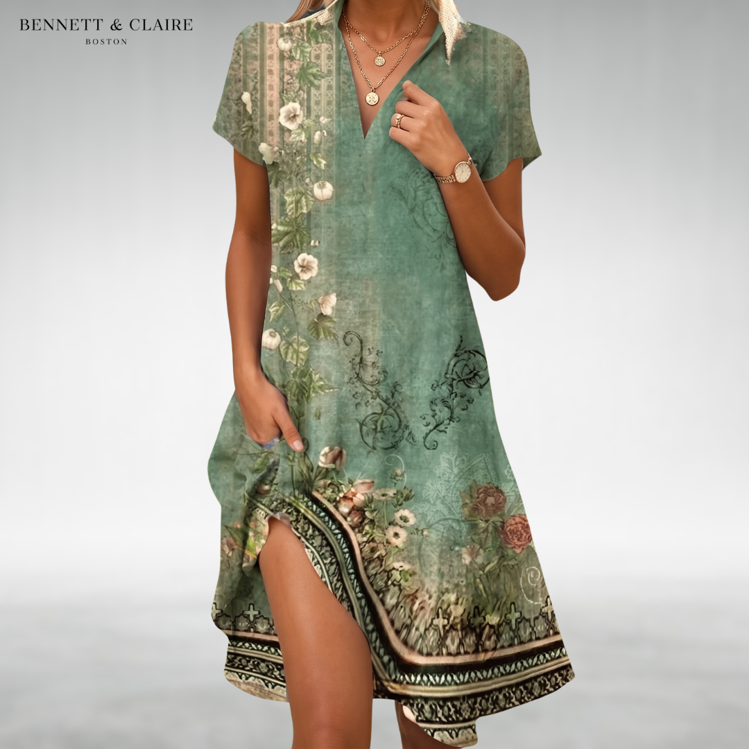 Moira™ Robe Midi Légère et Confortable