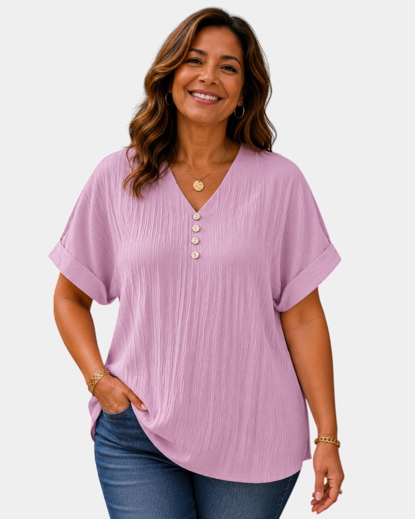 Alwena | Blouse à décolleté en V