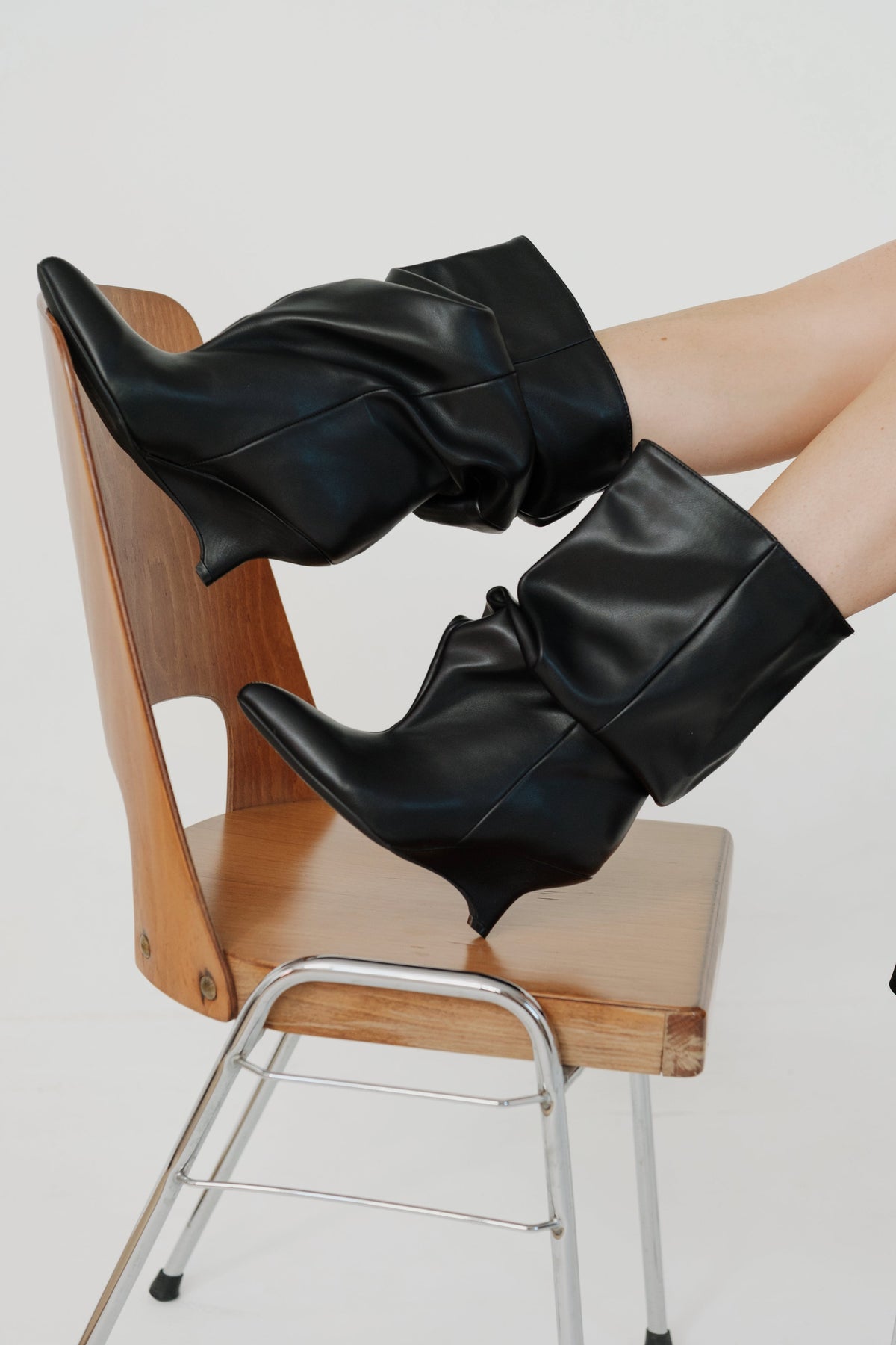 Bottines slouchy ELIOS - Noir