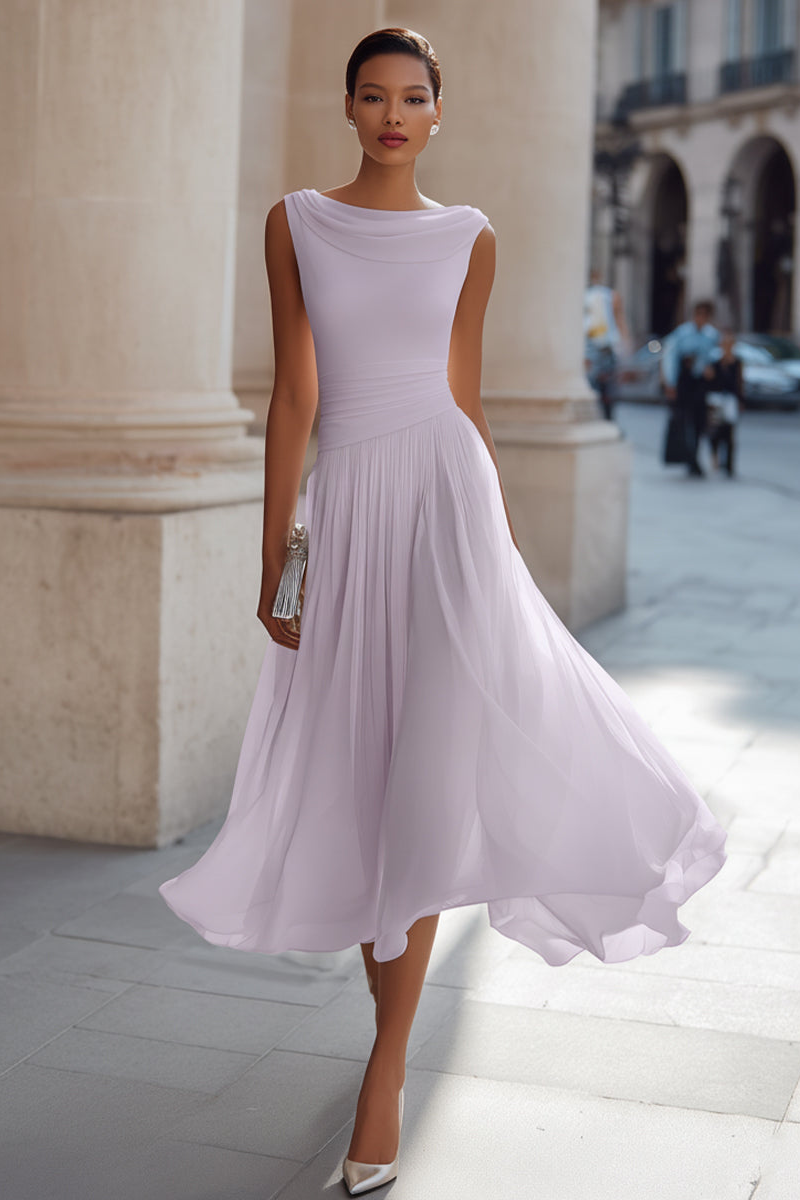 Emma | Robe Midi Élégante de Cérémonie