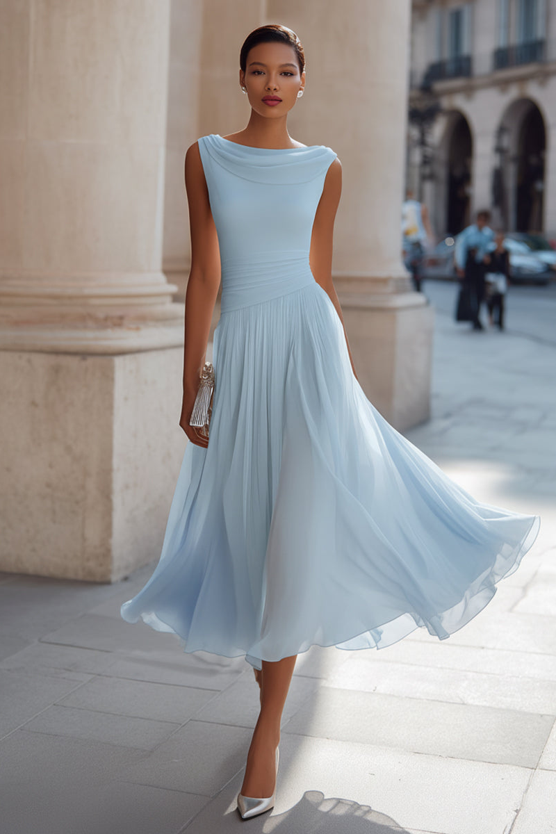 Emma | Robe Midi Élégante de Cérémonie