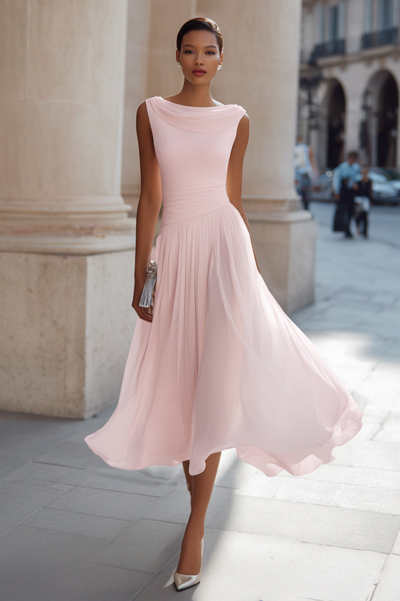 Emma | Robe Midi Élégante de Cérémonie