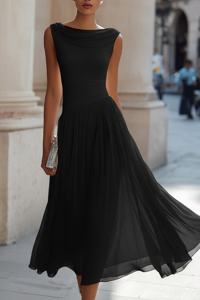 Emma | Robe Midi Élégante de Cérémonie