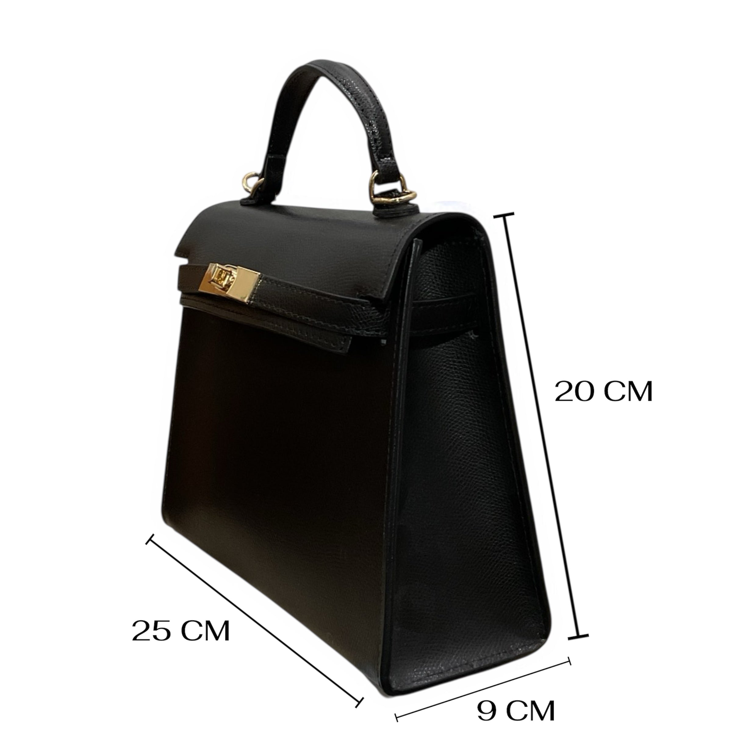 SAC MAIN CUIR VACHETTE STELLA