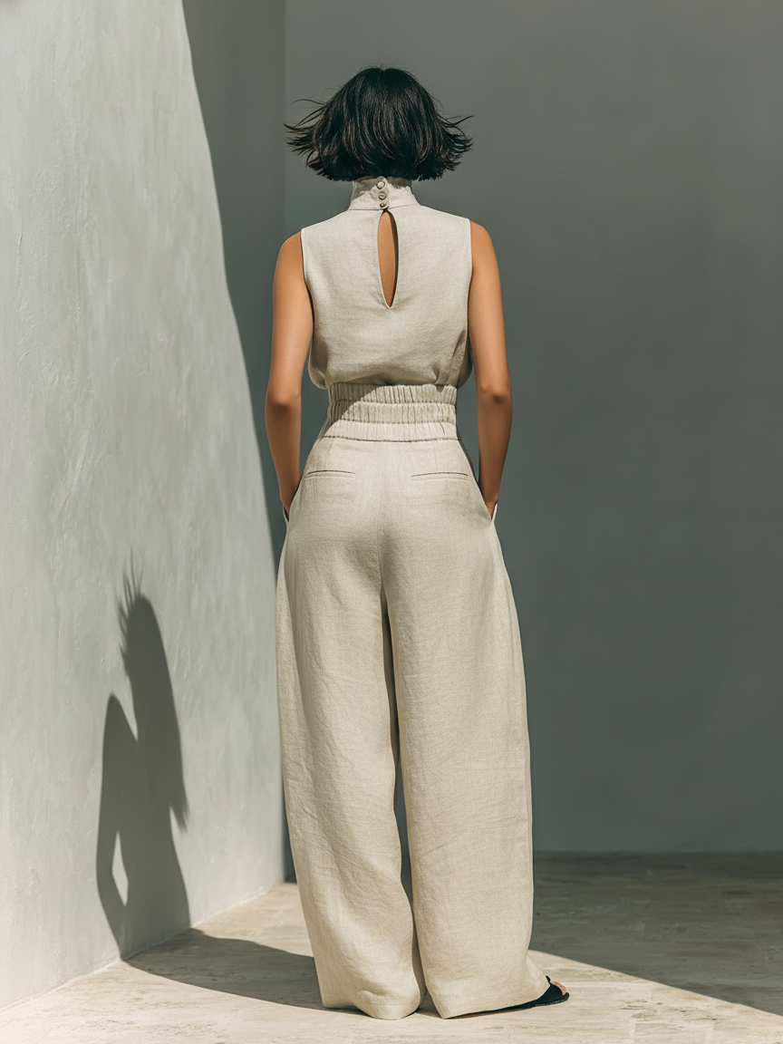 Conjunto Maria | Fraîcheur Minimaliste de Deux Pièces