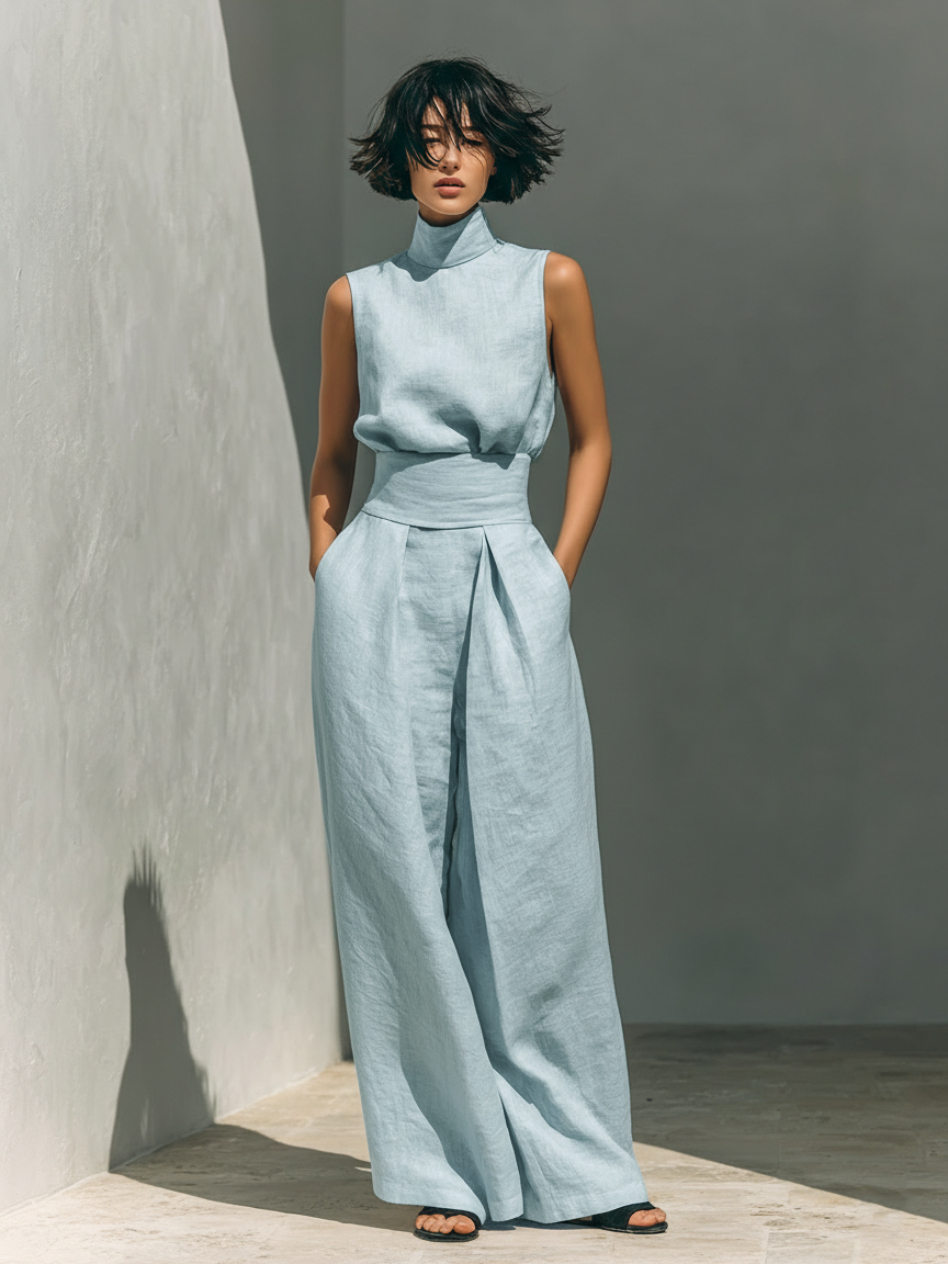 Conjunto Maria | Fraîcheur Minimaliste de Deux Pièces