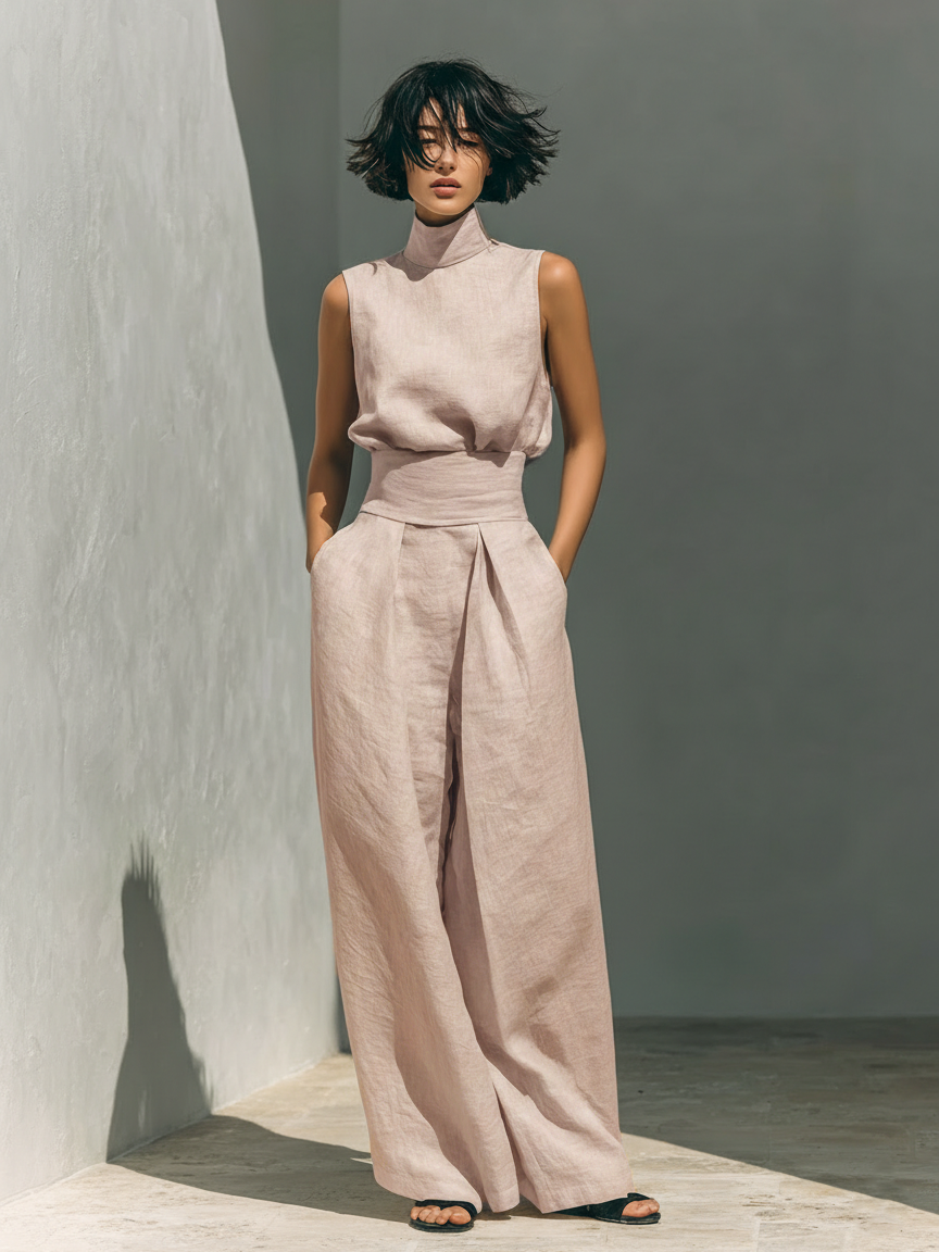 Conjunto Maria | Fraîcheur Minimaliste de Deux Pièces