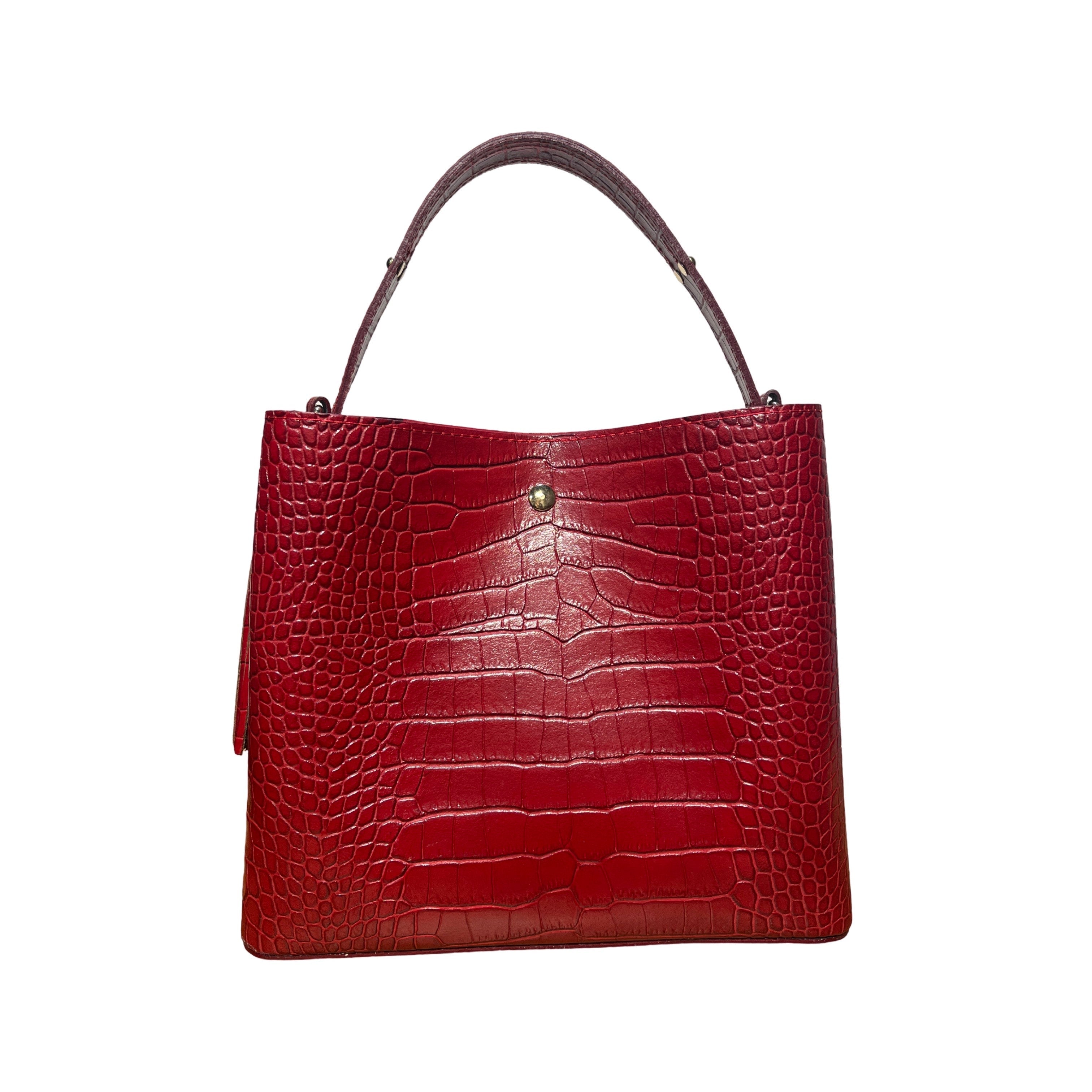 SAC CUIR EFFET CROCO CELIA