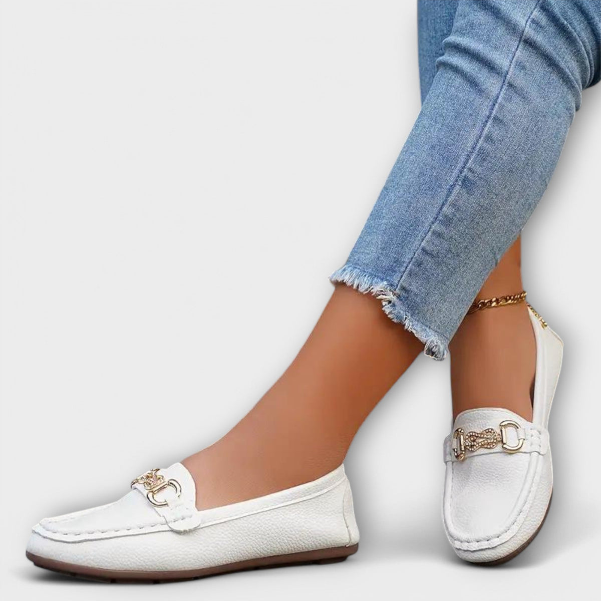 Mocassins En Cuir Pour Femme – Élégants Et Confortables
