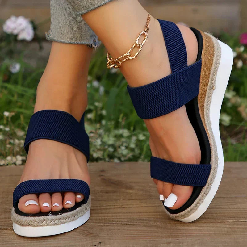 Sandale Orthopédique Femme Avec Plateforme Confortable