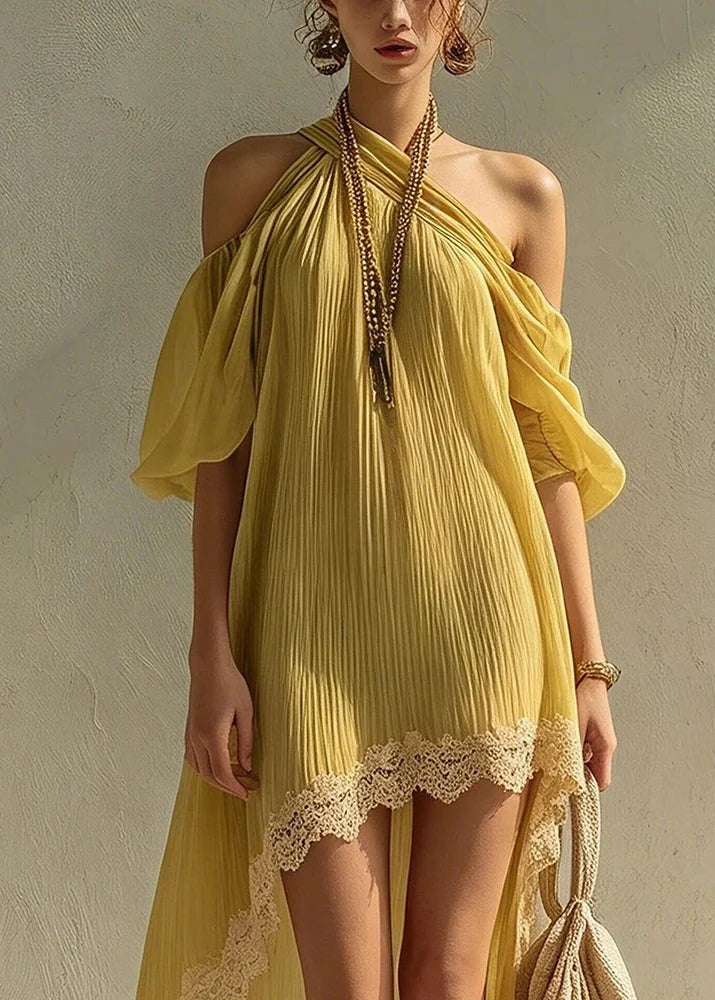 Serena™ | Robe Midi Bohémienne avec Manches Évasées