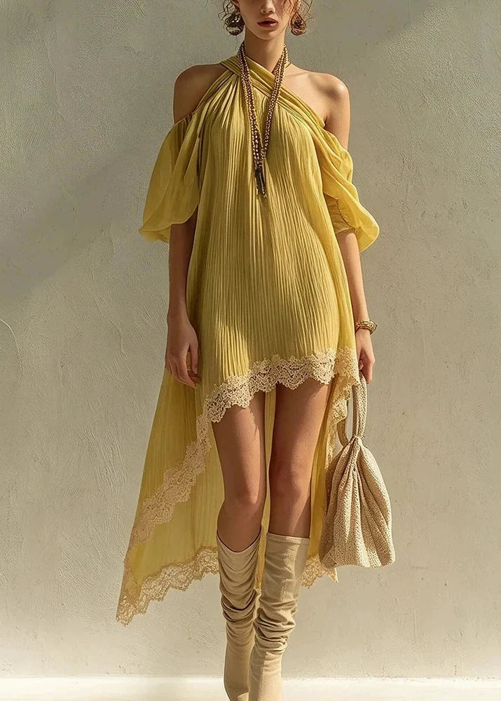 Serena™ | Robe Midi Bohémienne avec Manches Évasées
