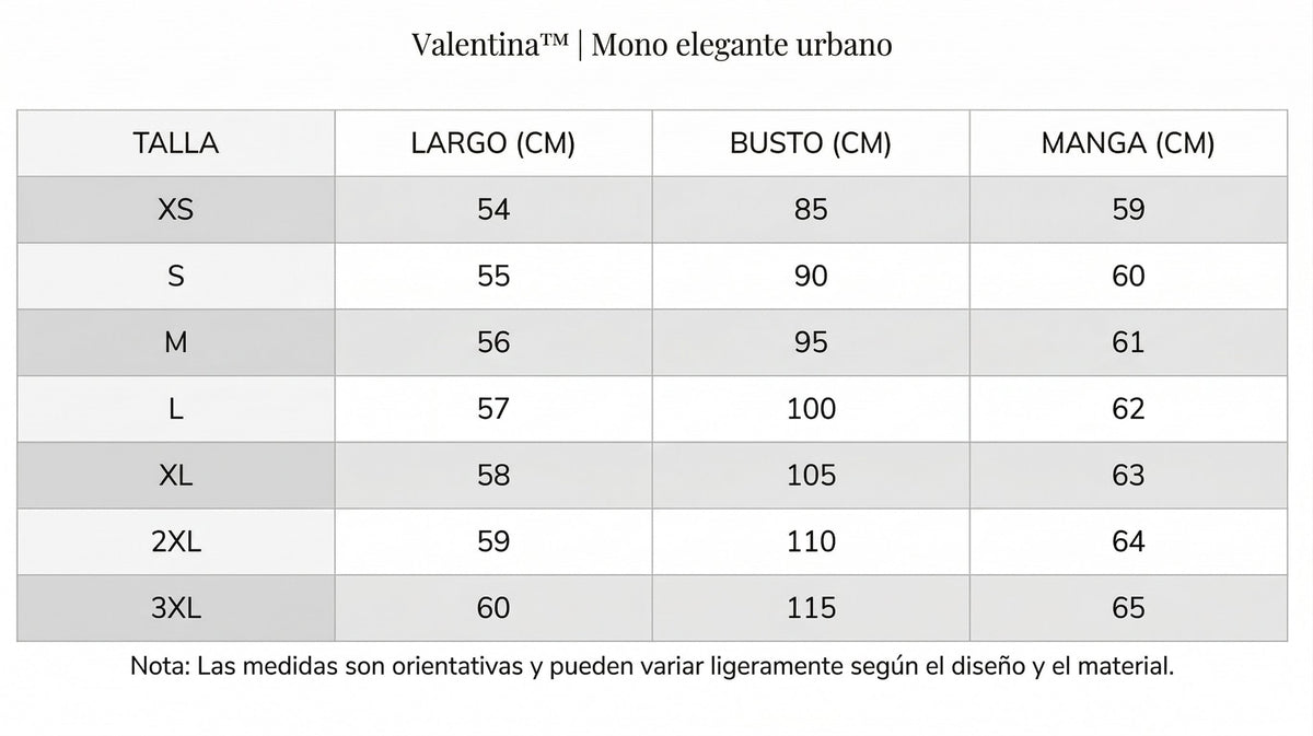 Valentina™ | Mono élégant urbain