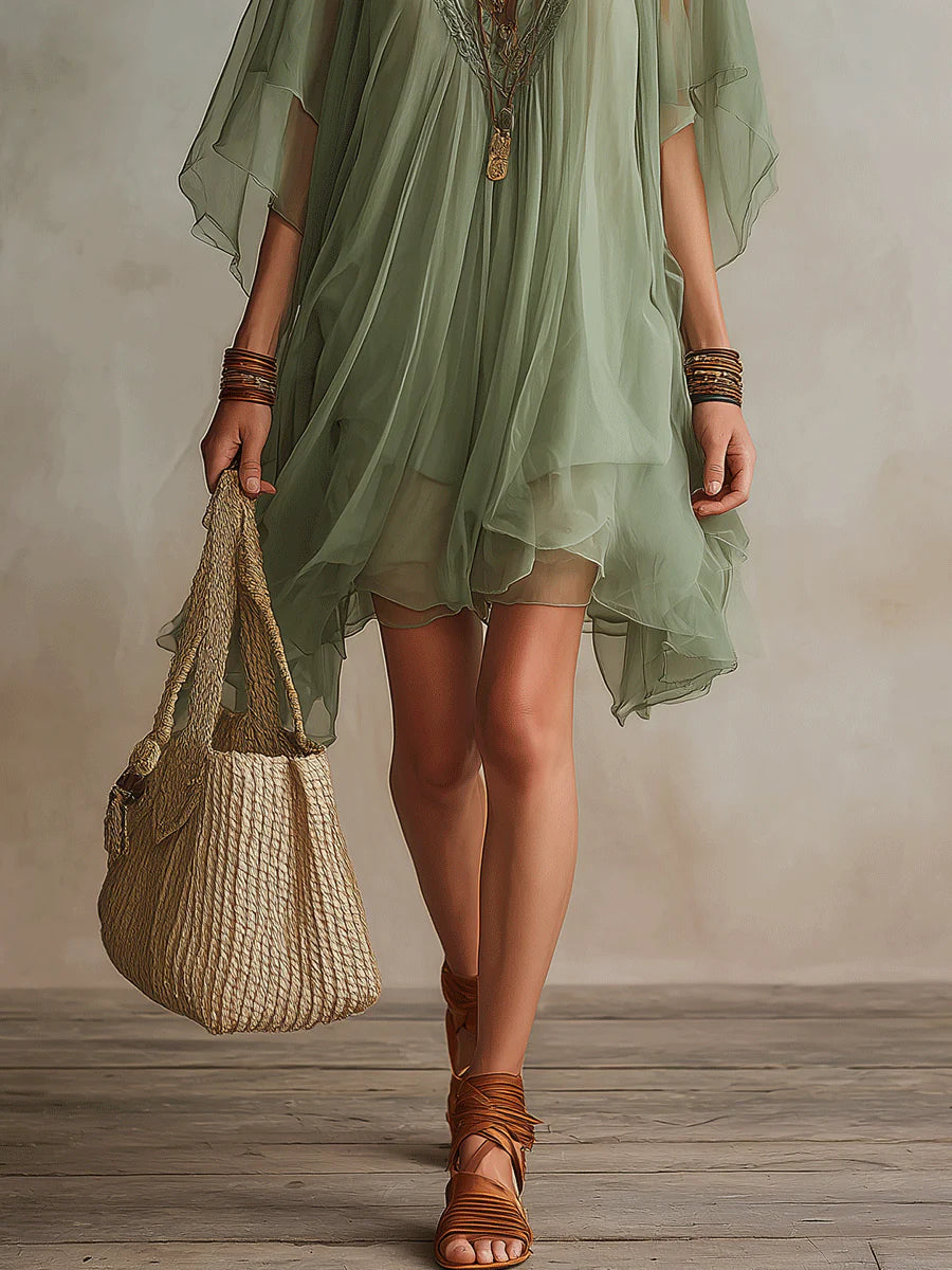 Iselle - Robe Mini Élégante