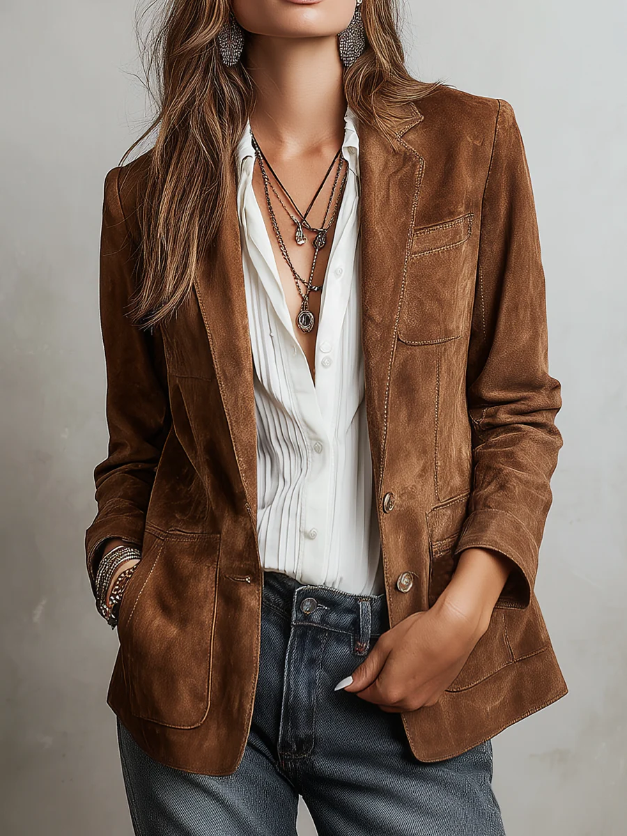 Marcelle | Blazer Vintage Marron