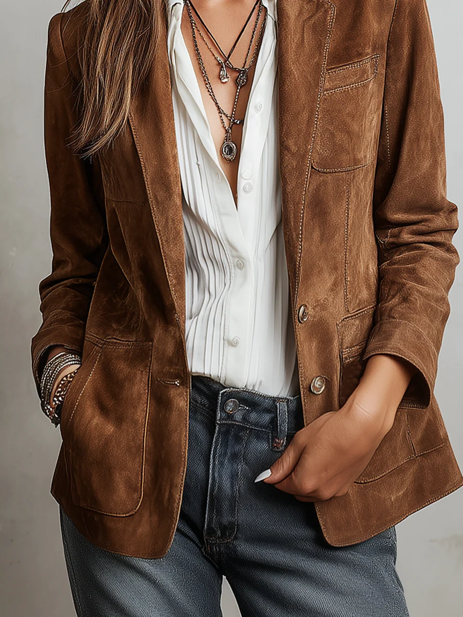 Marcelle | Blazer Vintage Marron