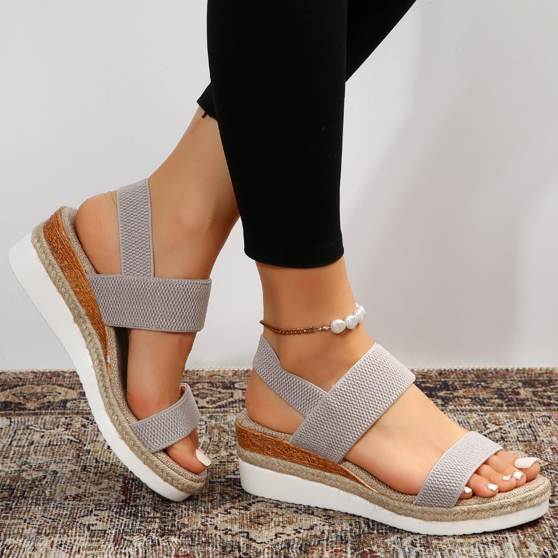 Sandale Orthopédique Femme Avec Plateforme Confortable