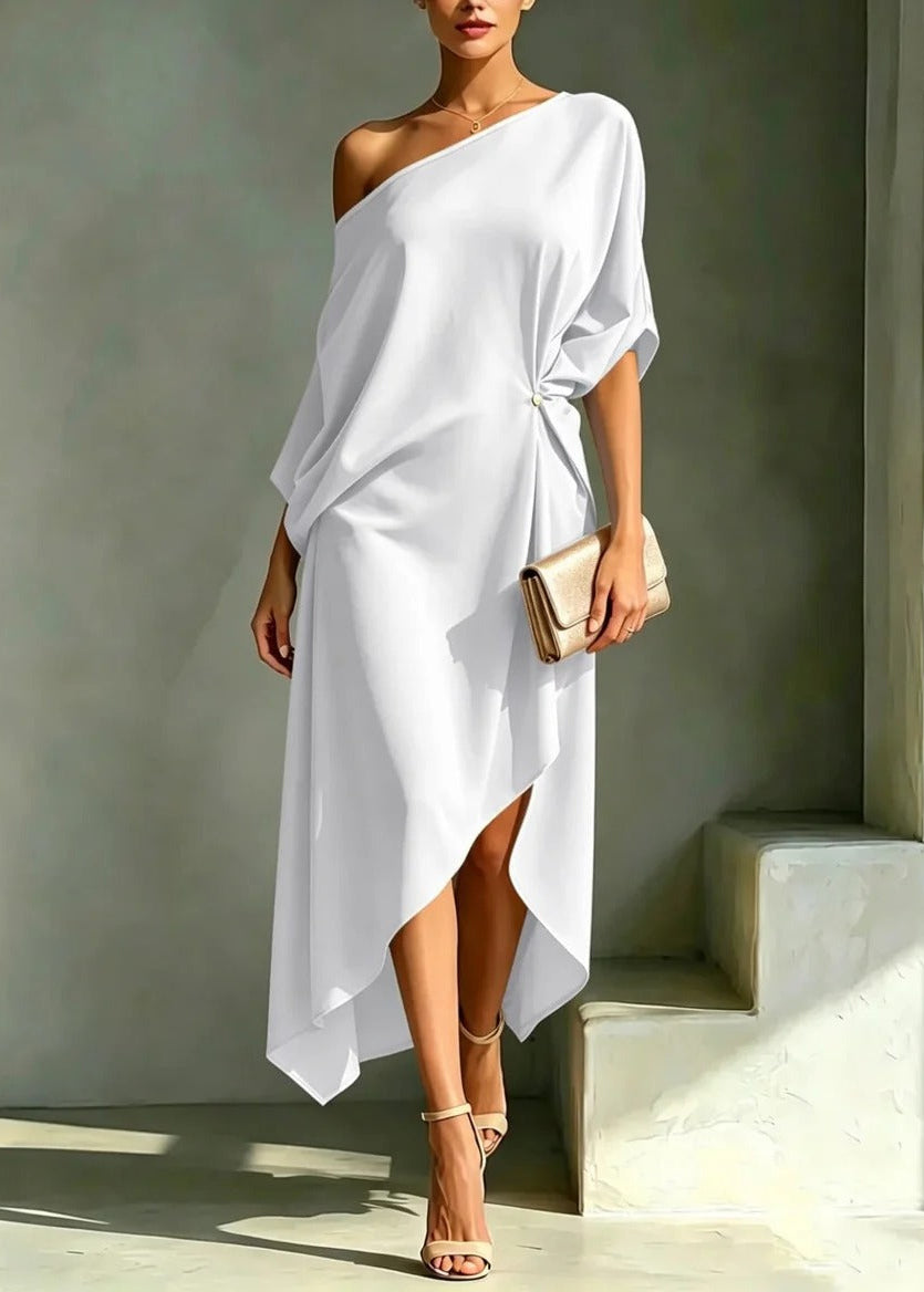 Camila – Robe élégante asymétrique