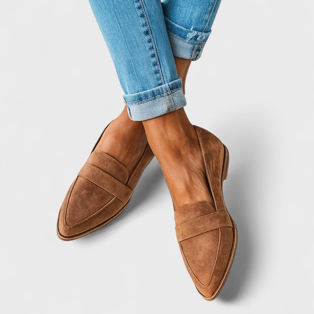 Mocasins Orthopédiques en Cuir pour Femme – Semelle Antidérapante