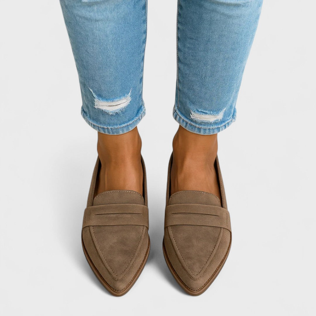 Mocasins Orthopédiques en Cuir pour Femme – Semelle Antidérapante