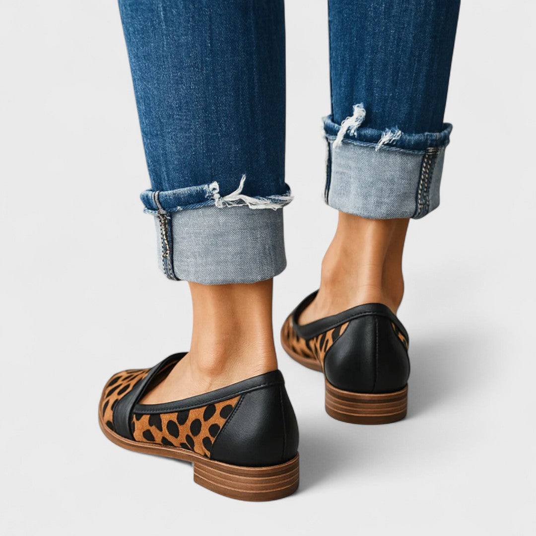 Mocasins Orthopédiques en Cuir pour Femme – Semelle Antidérapante
