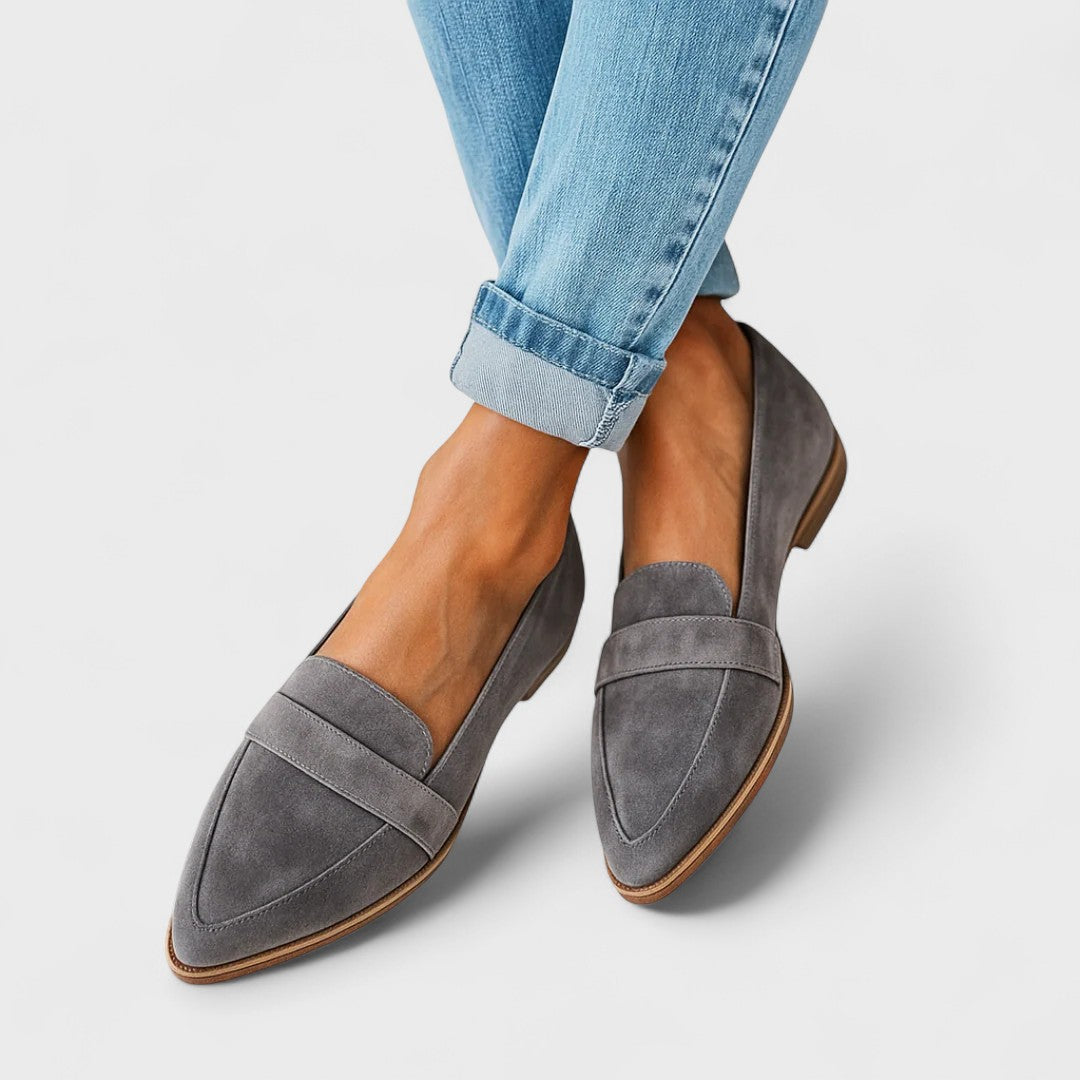 Mocasins Orthopédiques en Cuir pour Femme – Semelle Antidérapante