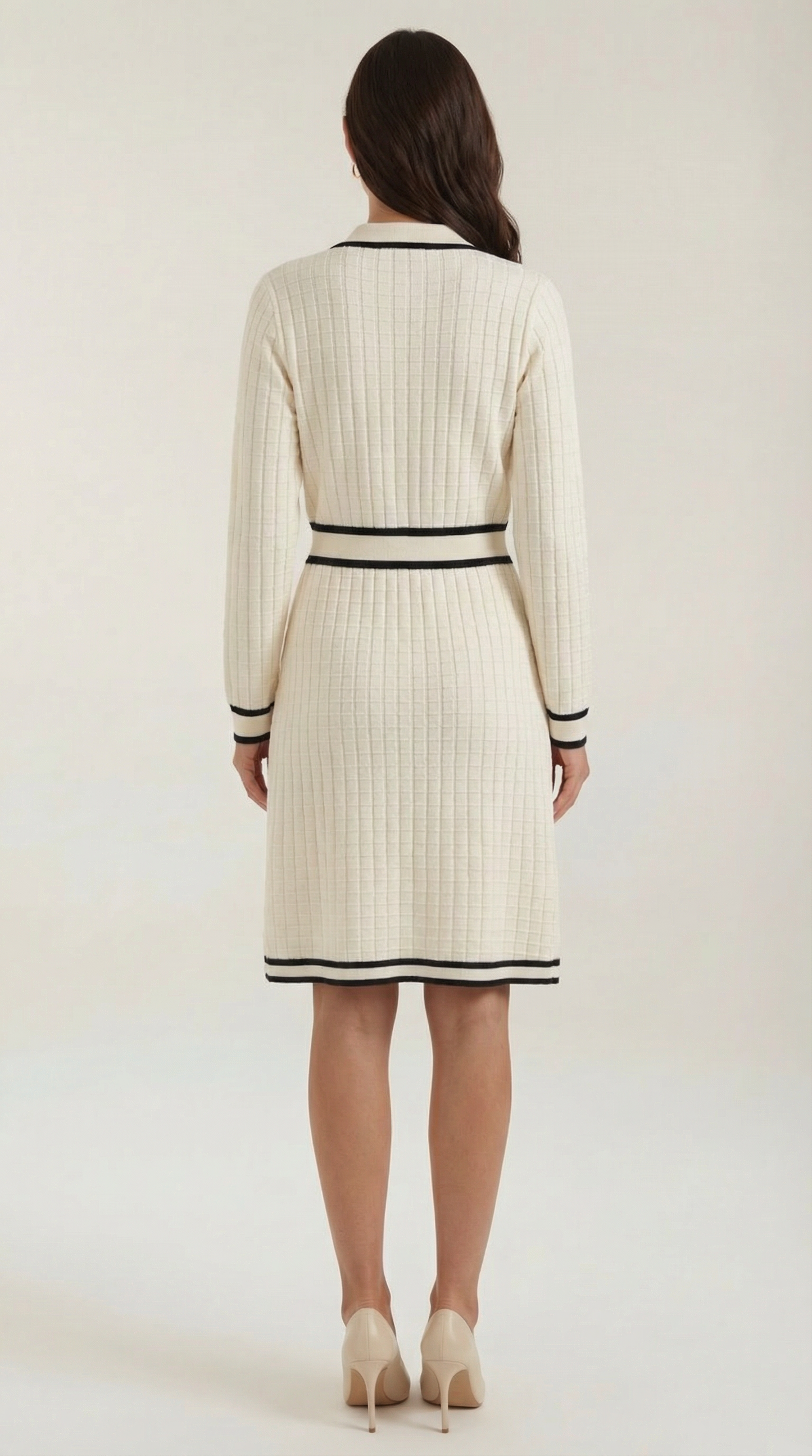 Tracy | Mini Robe avec Bordures Contrastées et Coupe Moderne