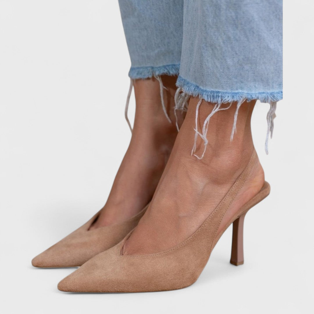Escarpin Slingback Femme À Talon Fin Élégant