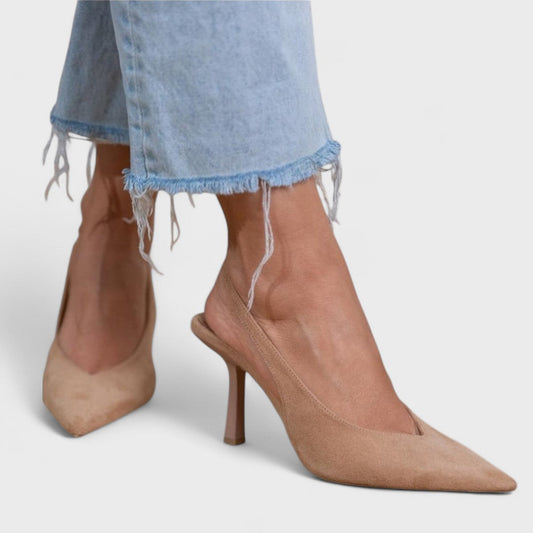 Escarpin Slingback Femme À Talon Fin Élégant