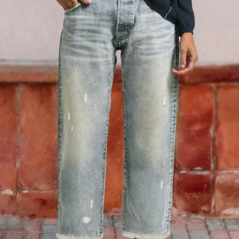 Lola · Jeans droits courts rétro pour femme