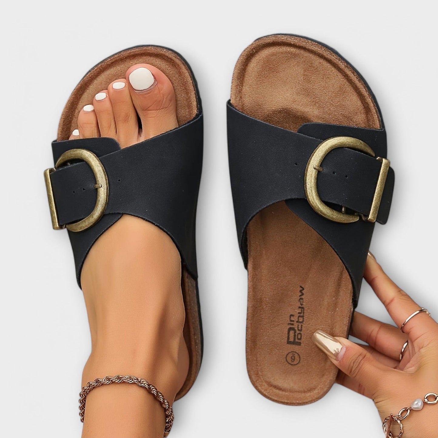 Sandale Femme Confortable avec Semelle Ergonomique