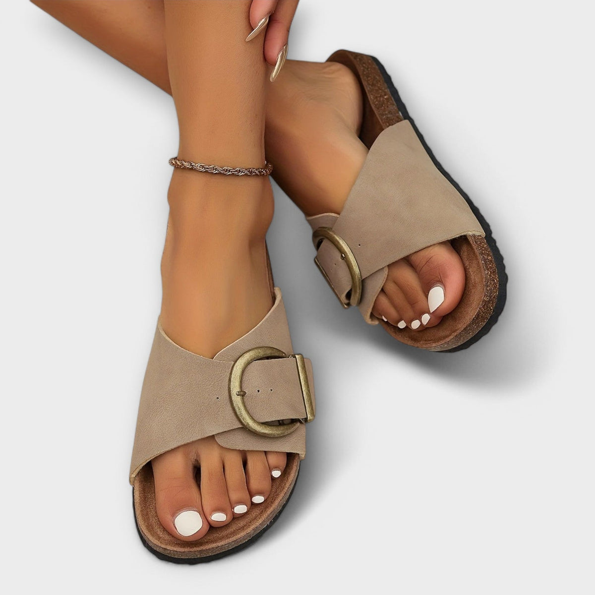 Sandale Femme Confortable avec Semelle Ergonomique